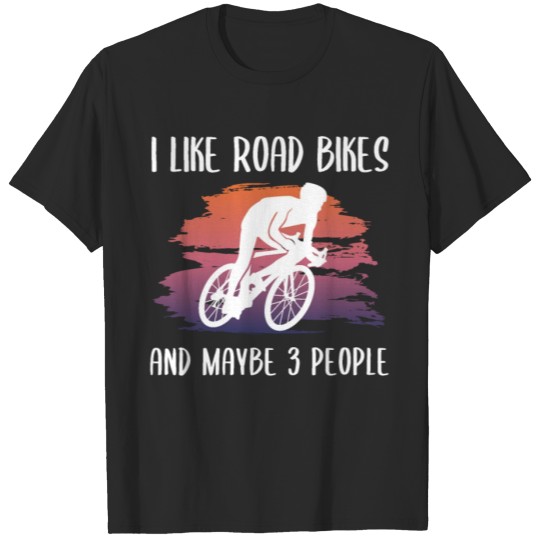 Discover Cycling Cyclist Racing Bike Sport Funny Quote Gift T-shirt