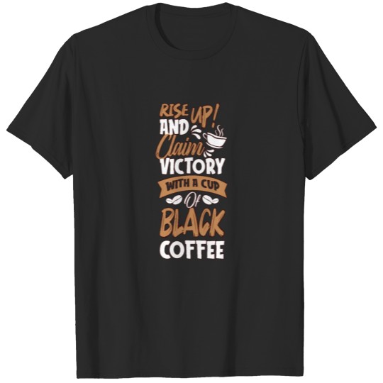 Discover Coffee - Victory Black Coffee - dark T-shirt