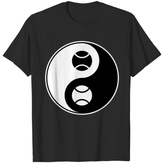 Discover Yin Yang - Tennis Lawn Sports - Buddhist Zhen T-shirt
