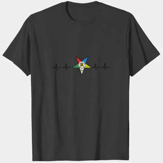 OES Star Heartbeat EKG T-shirt