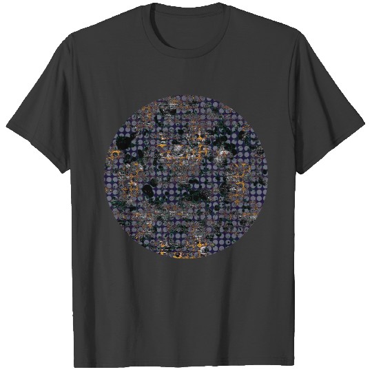 Modern abstract distressed texture digital #56 T-shirt