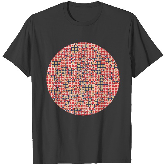 Modern abstract distressed texture digital #55 T-shirt