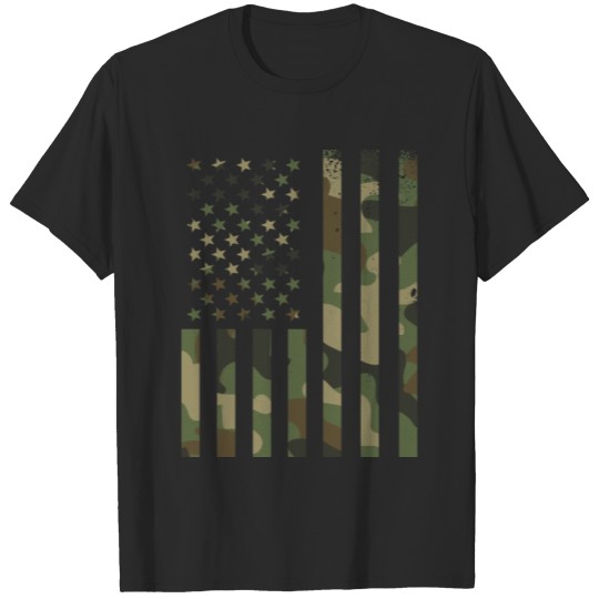 Discover USA Army Flag T Shirt T-shirt