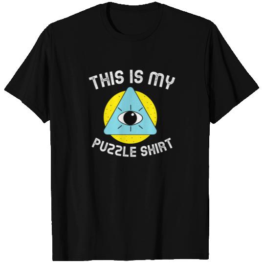 This is my Puzzle Shirt - Riddle Riddler Puzzler T-shirt