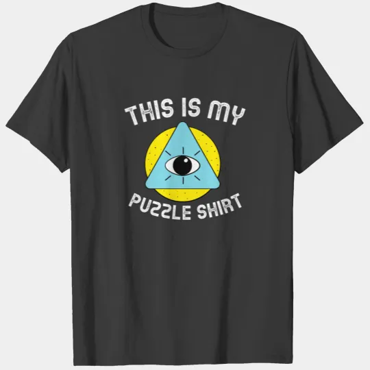 This is my Puzzle Shirt - Riddle Riddler Puzzler T-shirt