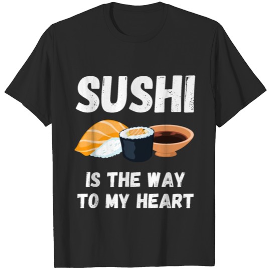 Discover Sushi Tshirt For Fish Maki Nigiri Kawaii Miso T-shirt