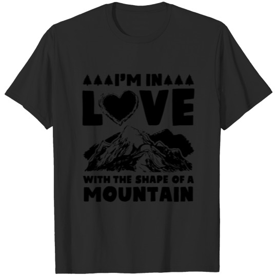 Discover love love mountains T-shirt