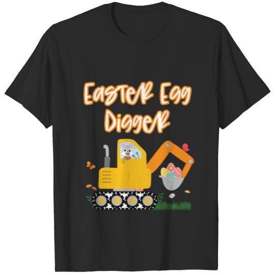 Discover Easter Egg Digger - Easter Egg Search With Tractor T-shirt