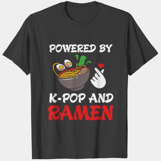 Kpop Powered By K-pop And Ramen T-shirt