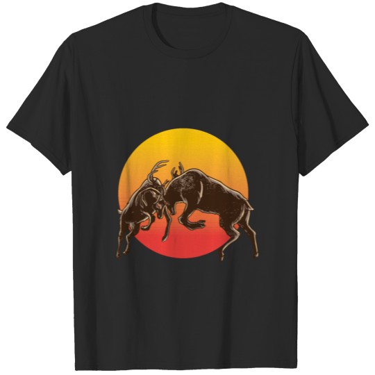 Discover Animals Fighting Deers T-shirt
