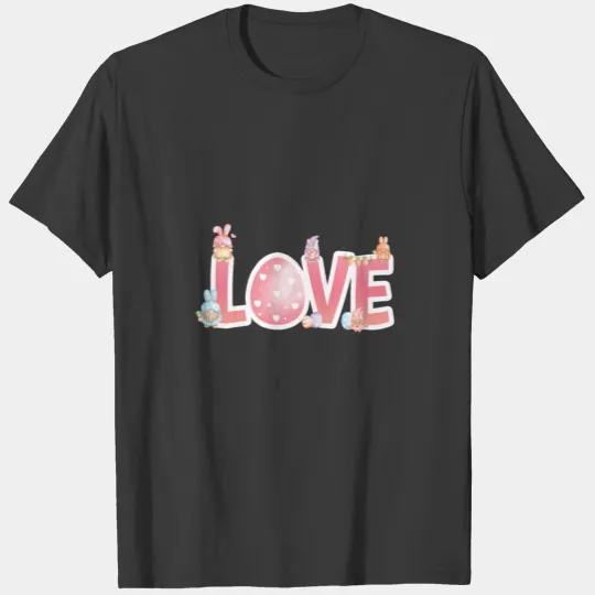 Love Easter With Gnomes - Happy Easter Gnome T-shirt