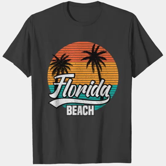 Discover Florida Beach, Beach Vibes, Palm Trees, Ocean T-shirt