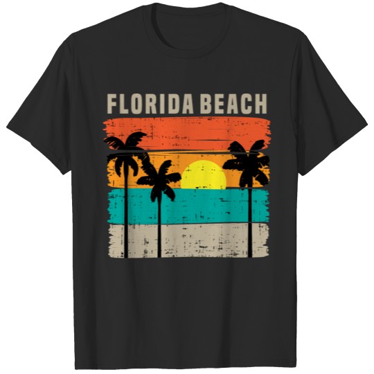Discover Florida Beach, Beach Vibes, Palm Trees, Ocean T-shirt