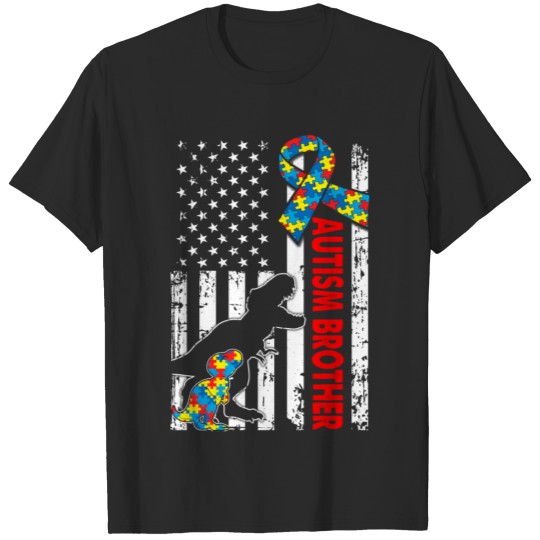 Discover Autism Awareness Day Gift For Brother T-shirt