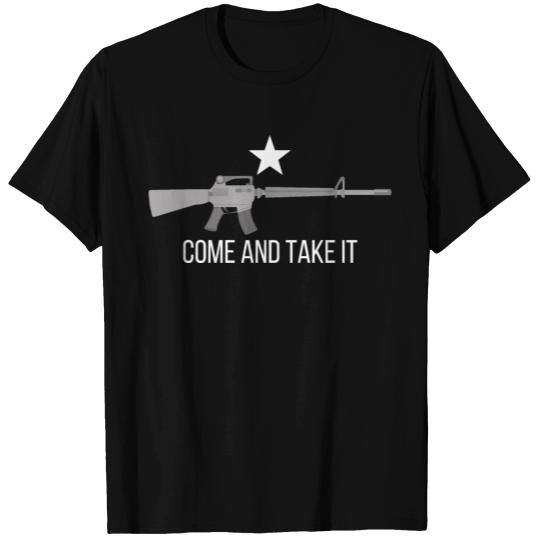 come and take it AR15 T-shirt