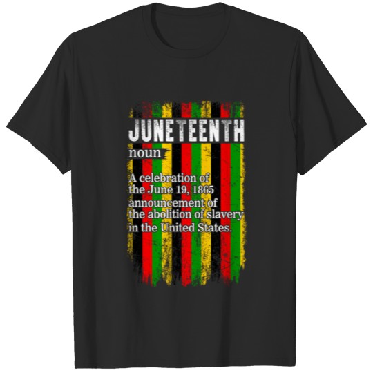 Juneteenth Definition Shirt, African American, T-shirt