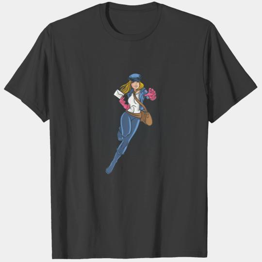Postbotin superhero T-shirt