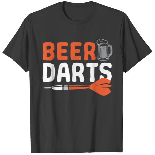 Beer Darts Dartboard Bullseye Player T-shirt