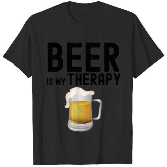 Discover BEER Is My Therapy Beer Mug with Brew T-shirt