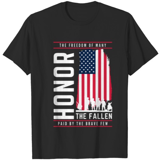 Discover honor the fallen T-shirt