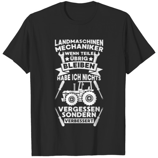 Tractor mechanic farmer gift T-shirt