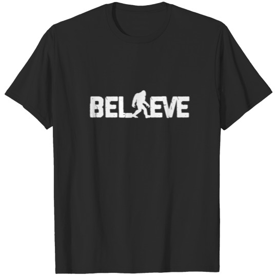 Discover Believe Bigfoot T-shirt