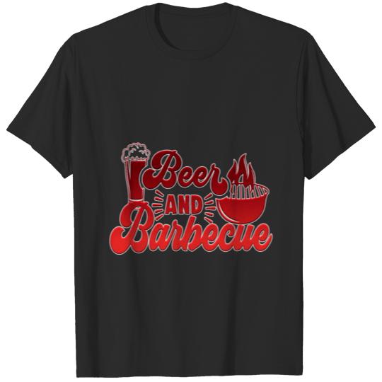 Discover Beer and BBQ Barbecue Grill Master Season Gift T-shirt