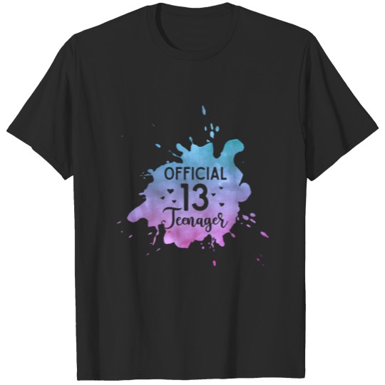 Discover Official Teenager Girl 13th Birthday T-shirt