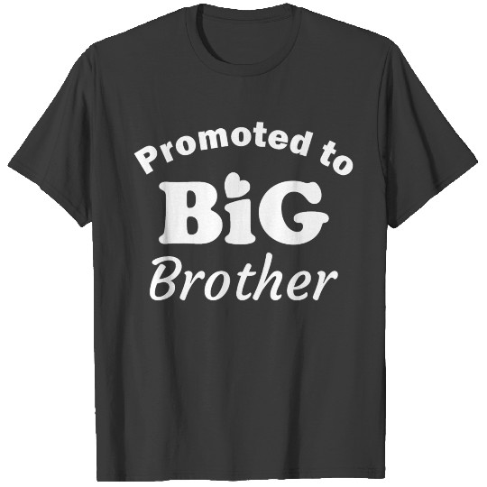 Promoted to Big Brother Sibling Pregnancy T-shirt