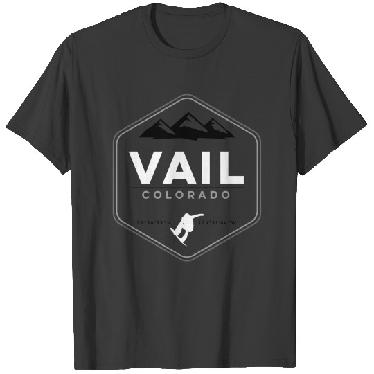 Vail Colorado Snowboard T-shirt