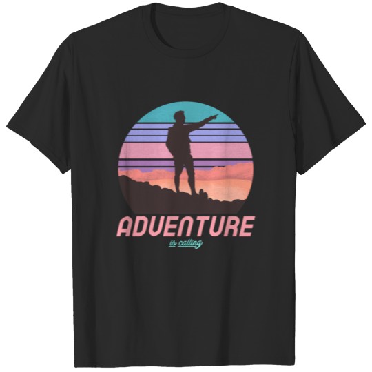 Discover Adventure is calling - Hiking Climbing Nature Land T-shirt