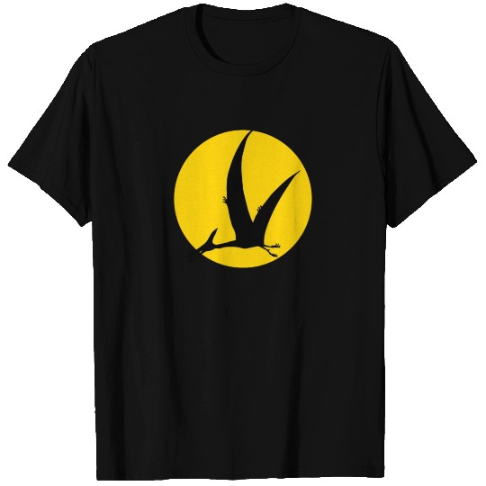 pteranodon and moon T-shirt
