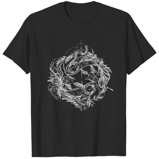 Discover Zodiac: Pisces. Koi fish tshirts and outfit design T-shirt