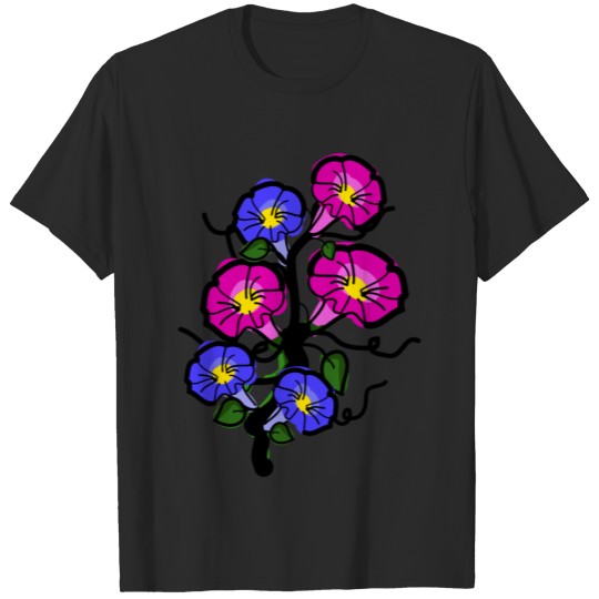 Discover September birth flower MORNING GLORY T-shirt