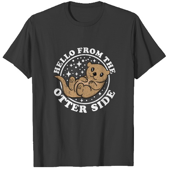 Otter Cute Animal Gift Marten Weasel Otter T-shirt