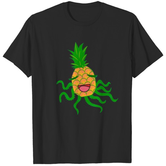 Discover The Happy Pineapple Octopus T-shirt