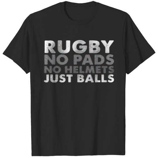 Discover Rugby Just Balls Funny Shirt For Players and Fans T-shirt