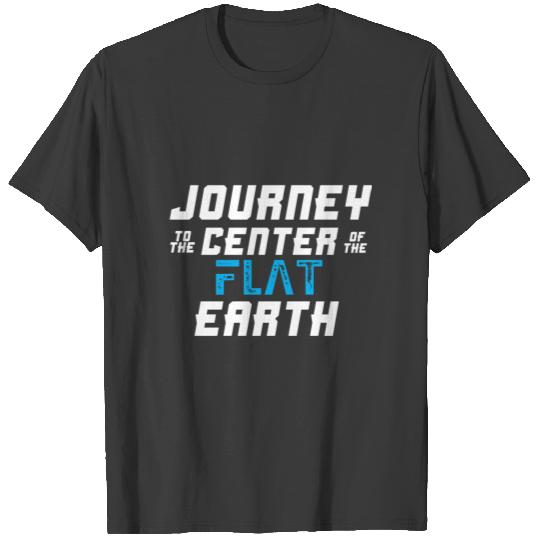 Flat Earth Conspiracy Planet Astronomy World Gift T-shirt