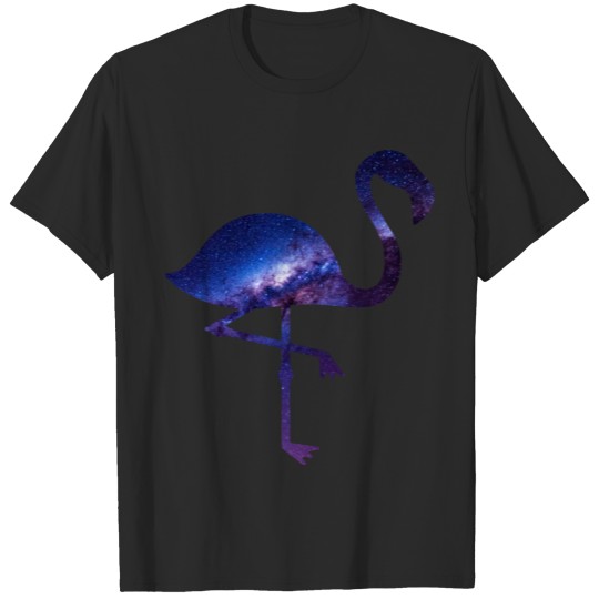 Discover Flamingo space T-shirt