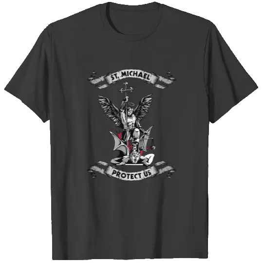 Archangel Saint Michael Protect Us Defend Us T-shirt