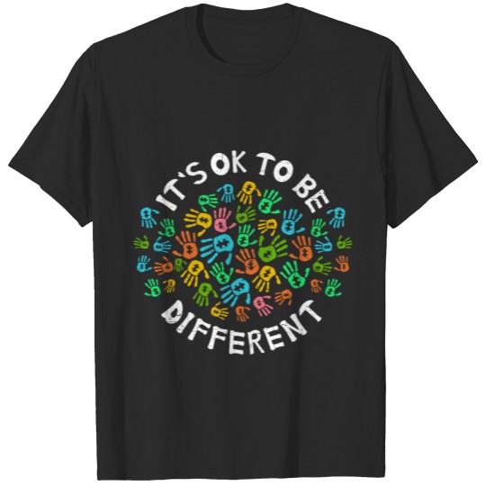 Discover Autism Awareness It's Ok To Be Different T-shirt