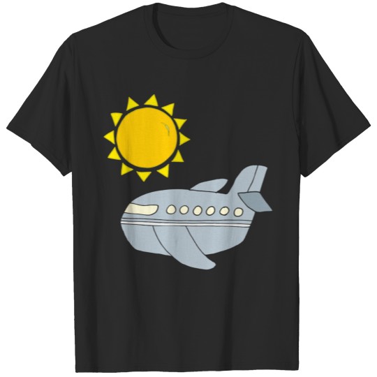 Discover Airplane and sunshine T-shirt