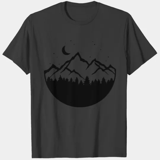 Nature Mountains Symbol Mountaineering T-shirt