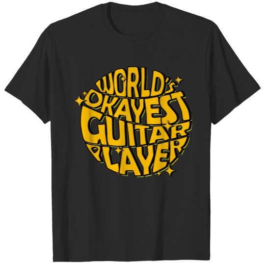 Discover World's Okayest Guitar Player T-shirt