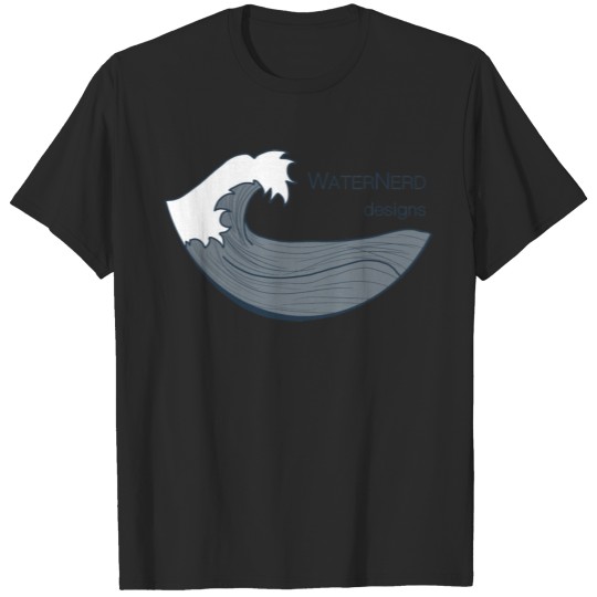 Discover Water Nerd Design Wave T-shirt