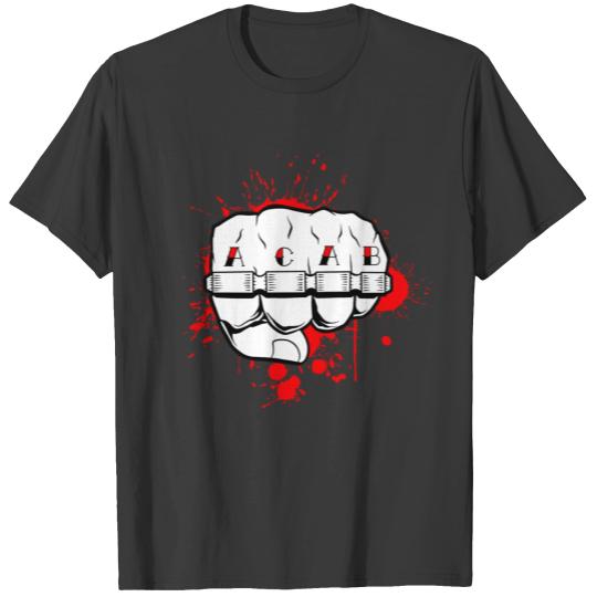 ACAB American Fist tattoo T-shirt
