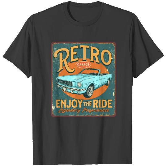Retro Vintage Automotive Tin Sign T-shirt
