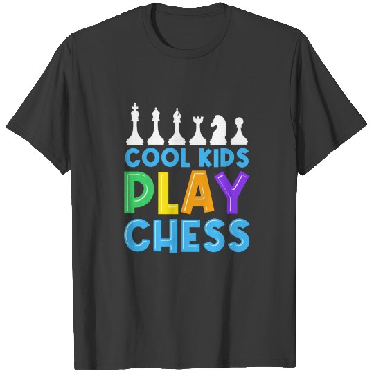 Discover Cool Kids Play Chess Player T-shirt