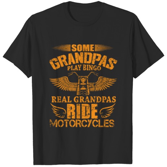 Discover Some Grandpas Play Bingo Real Grandpas Ride T-shirt
