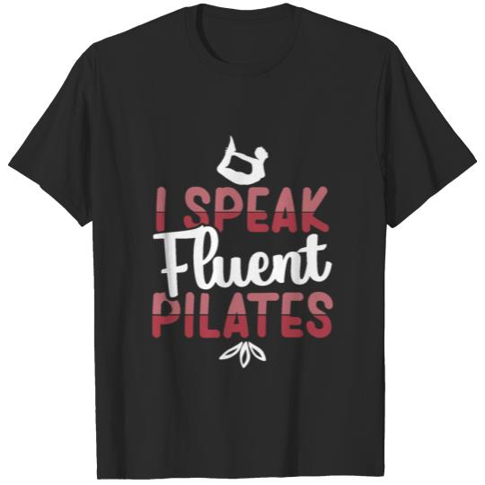 Discover I speak Pilates | Yoga Sports Workout Gift T-shirt